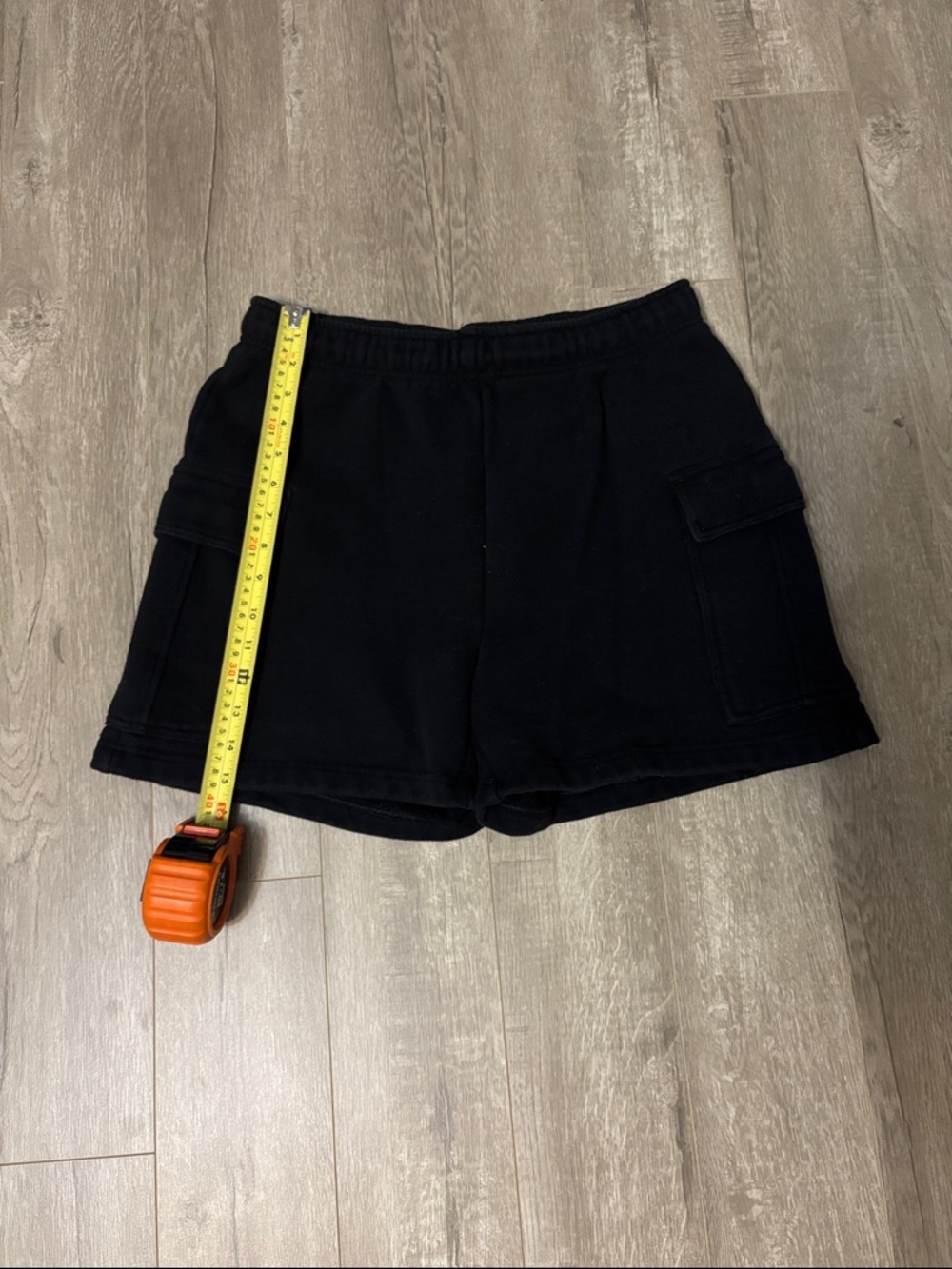 TNA Black Cargo Lounge Shorts